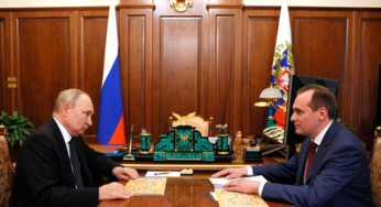 Президент России Владимир Путин провел рабочую встречу с главой Мордовии