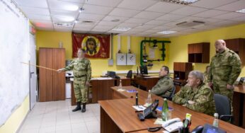 Генерал армии Виктор Золотов проверил выполнение боевых задач подразделениями Росгвардии в Курской области