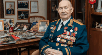 Росгвардия поздравляет со 100-летием ветерана Великой Отечественной войны генерал-майора в отставке Евгения Чусова